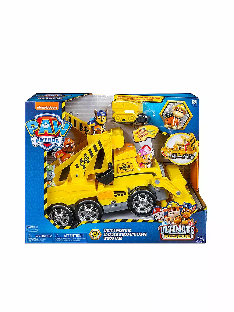 Paw patrol ultimate construction truck online